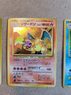 Base Set Charizard Venusaur Blastoise Holo 003 006 009 Japanese Pokemon Card Lot - Image 3