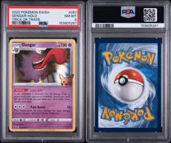 Pokemon 2022 Trick or Trade SWSH PSA Graded Lot Gengar Haunter Gastly Cards - Image 1