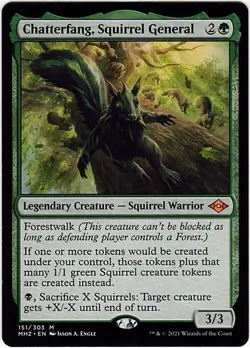 MTG Modern Horizons 2 Chatterfang, Squirrel General (Rare) - Image 1