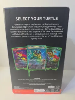 Magic the Gathering Teenage Mutant Ninja Turtles Turtle Power Commander Deck New - Image 2
