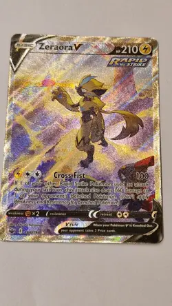 Pokemon Zeraora v Full Art Ultra Rare Alternate Card 166/198 Chilling Reign - Image 2