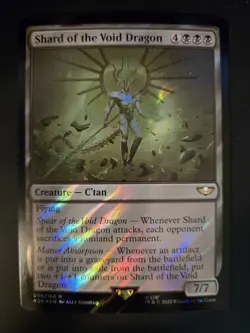 Shard of the Void Dragon NM FOIL SURGE Commander: Warhammer40K MTG FREE SHIP - Image 1