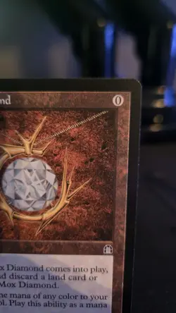 Wizards of the Coast MTG Mox Diamond Stronghold Rare Artifact Regular EN 1998 - Image 3