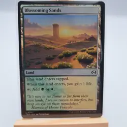 MTG Magic The Gathering Blossoming Sands #251 Card Tarkir Dragonstorm Foil - Image 1