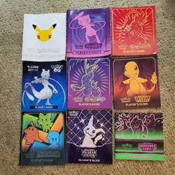 Lot of 9 Pokemon Player's Guides Elite Trainer Box (ETB) Booklets Pokemon TCG - Image 1