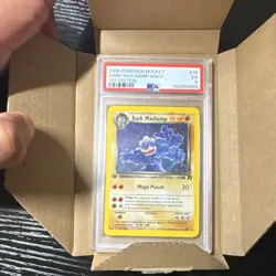 Pokemon Company 2000 Team Rocket Dark Machamp 10/82 1st Edition Holo PSA 5 - Image 3
