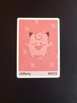 Clitfairy (Clefairy) 35 - Gen 1 Pookiemoot Fan Art - Pokemon - Image 1