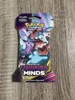Pokemon TCG Unified Minds Sleeved Booster Pack - Image 1