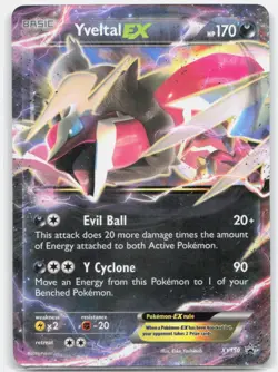 Yveltal EX (Shiny) XY150 Holo Promo XY Promo Pokemon Near Mint - Image 1