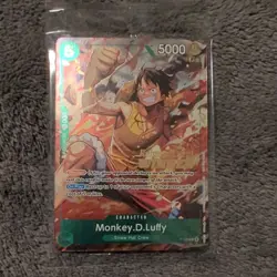 Monkey.D.Luffy P-135 Winner Stamp OP16 Pre-Release Event Promo Card Sealed - Image 1