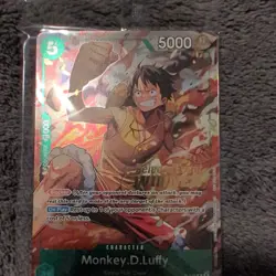 Monkey.D.Luffy P-135 Winner Stamp OP16 Pre-Release Event Promo Card Sealed - Image 3