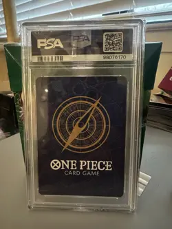 One Piece TCG: **PSA 10** OP07 Trafalgar Law Treasure Rare ST10-010 - Image 2