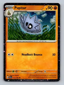 Pupitar (Cosmos Holo) 111/193 Holo Miscellaneous Cards & Products Pokemon NM - Image 1