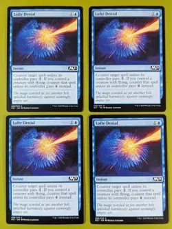 "Lofty Denial" x4 - Magic The Gathering - M21 - 4-Card Playset - Image 1