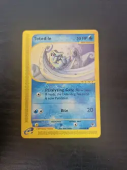 Totodile 135/165 Expedition Non Holo Pokemon Card - Image 1