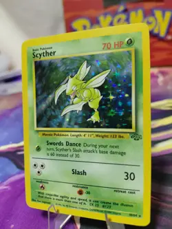 Pokemon TCG Scyther Holo Rare Jungle Card 10/64 LIGHTLY PLAYED CONDITION WOTC🔥 - Image 2