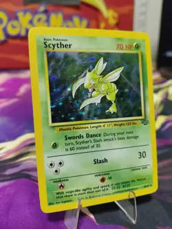 Pokemon TCG Scyther Holo Rare Jungle Card 10/64 LIGHTLY PLAYED CONDITION WOTC🔥 - Image 3