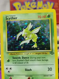Pokemon TCG Scyther Holo Rare Jungle Card 10/64 LIGHTLY PLAYED CONDITION WOTC🔥 - Image 4