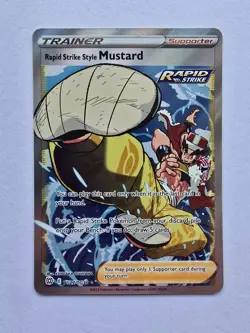 Rapid Strike Style Mustard TG27/TG30 Trainer Brilliant Stars - Pokemon TCG Card - Image 1