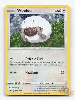Pokemon TCG - Wooloo SWSH011 Near Mint Holo Promo Miscellaneous Cards & Products - Image 1