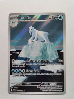 Pokemon TCG Beartic 110/086 SV Black Bolt Illustration Rare ENGLISH - Image 1