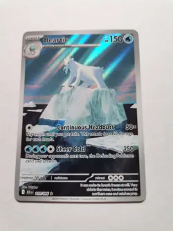 Pokemon TCG Beartic 110/086 SV Black Bolt Illustration Rare ENGLISH - Image 2