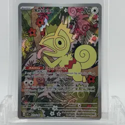 Pokemon TCG Surging Sparks Kecleon #213/191 Illustration Rare LP- - Image 1