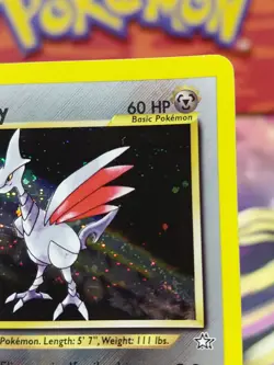 Pokemon TCG Skarmory Neo Genesis Holo RareCard 13/111 VERY LIGHT PLAY WITH SWIRL - Image 5
