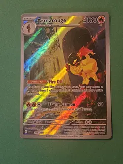 Pokemon TCG Armarouge Holo Illustration Rare SV01: Base Set 203 - Image 1