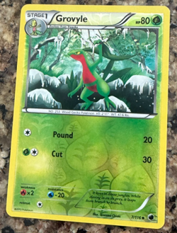 Grovyle 7/116 Reverse Holo Uncommon NM/LP Pokemon Plasma Freeze 2013 Stage 1 - Image 1