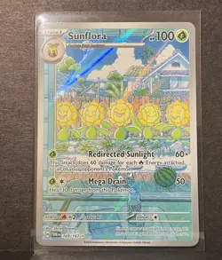 🌻 Pokemon Sunflora #169/167 – Twilight Masquerade Illustration Rare | CLEAN!!🌻 - Image 1