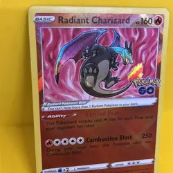 Radiant Charizard #011 Pokemon GO Holo - Image 4