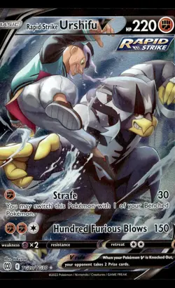 Rapid Strike Urshifu V TG20/TG30 Brilliant Stars Trainer Gallery Pokemon - Image 1