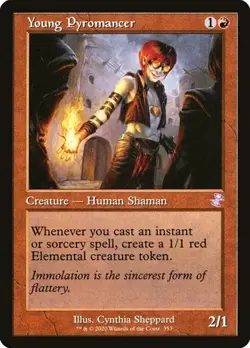 Young Pyromancer Time Spiral Remastered NM MTG - Image 1