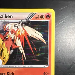 Pokemon TCG Blaziken Holo Rare Dark Explorers 17/108 2012 HP 140 English - Image 3