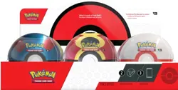Pokemon TCG Pokeball Tin Q4 2024 FACTORY SEALED CASE 6 Tin Case POKE BALL - Image 1