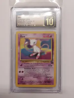 2000 Black Star Promos Mew 8 Pokemon League CGC PRISTINE 10 Pokemon - Image 1