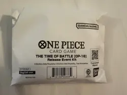 ONE PIECE THE TIME OF BATTLE OP 16 RELEASE EVENT KIT NEW AND SEALED - Image 1