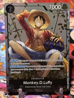 MONKEY D LUFFY - One Piece TCG P-075 - PROMO - Tin Pack Set Vol. 2 - Image 1