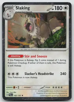 Slaking (Cosmos Holo) 162/193 Holo Miscellaneous Cards & Products Pokemon NM - Image 1