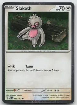 Slakoth (Cosmos Holo) 160/193 Holo Miscellaneous Cards & Products Pokemon NM - Image 1