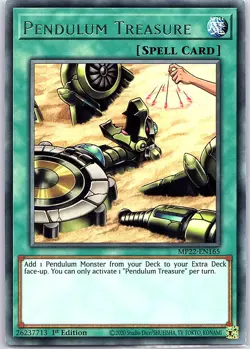 Pendulum Treasure MP22-EN165 2022 Tin of the Pharaoh's Gods - Yu Gi Oh Card - NM - Image 1