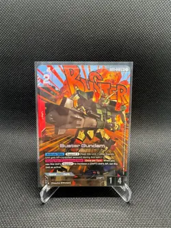 Gundam Card Game Buster Gundam (LR+) GD01-046 ENG NM - Image 1