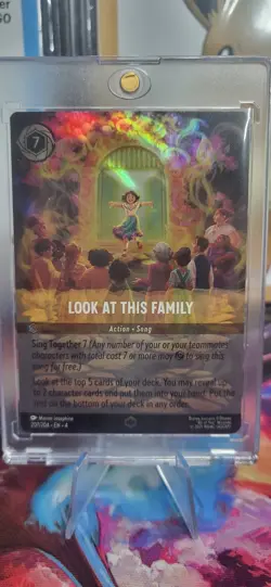 Disney Lorcana Ursula's Return: Look at This Family Enchanted Card 207/204 - Image 1