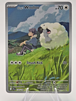 Pokemon Hop's Wooloo 170/159 Sv09: Journey Together Illustration Rare Holo Card - Image 1