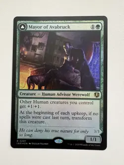 Mayor of Avabruck / Howlpack Alpha Foil MTG Magic the Gathering Card NM Mint INR - Image 1