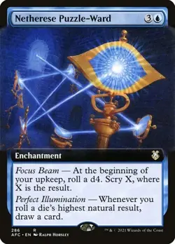 Netherese Puzzle-Ward - Extended Art AFC NM MTG - Image 1
