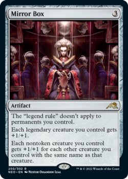 MTG Mirror Box, NM-Mint, English Kamigawa: Neon Dynasty - Image 1