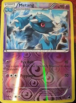 Metang 51/116 | Mint/Near Mint | Reverse Holo | Pokemon Plasma Freeze - Image 1
