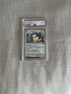 Pokemon Hop’s Snorlax EB Games exclusive 117 Cosmos holo PSA 10 Pop 32! - Image 1